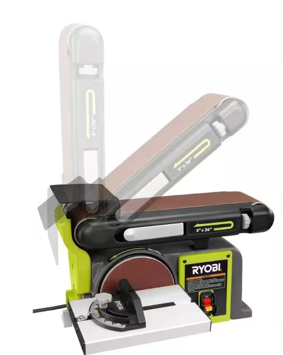 4 in. x 36 in. Belt & 6 in. Disc Corded Benchtop Sander S92041