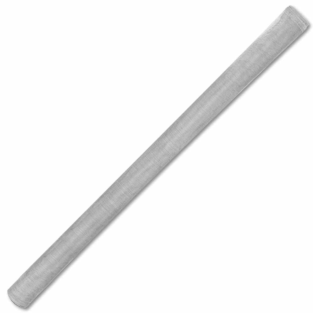 Aluminum Mesh Screen 39.4x196.9 in Silver W33850