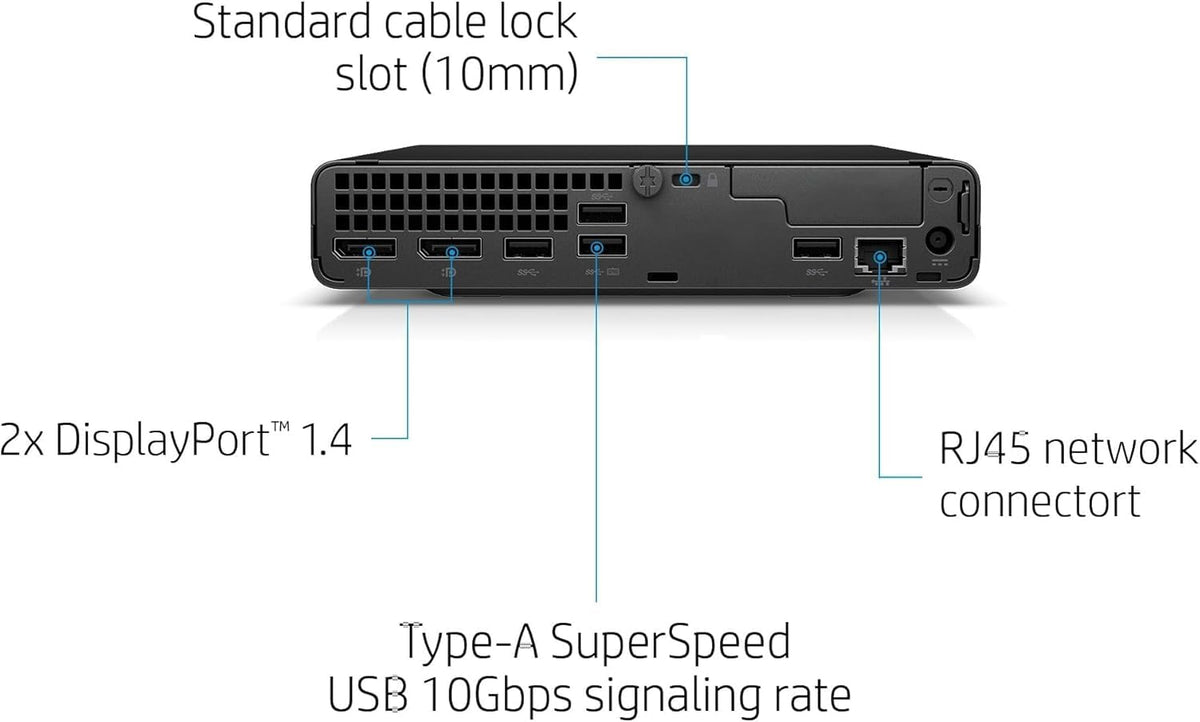 Mini Desktop PC, Intel Core i5-10500T, 16GB RAM, 512GB SSD, Windows 11 Pro A760
