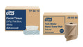 Natural Paper Hand Towel Roll and White 2-Ply Facial Tissue L2169