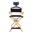 Gold Extra Tall Foldable Makeup Chair J496