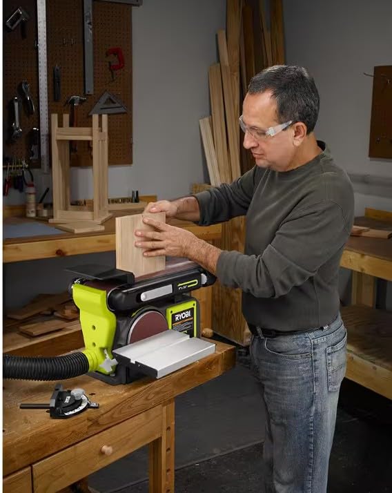 4 in. x 36 in. Belt & 6 in. Disc Corded Benchtop Sander S92041