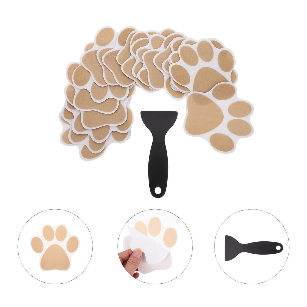 Dog Paw Bathtub Stickers PEVA Anti Slip Decal V8238