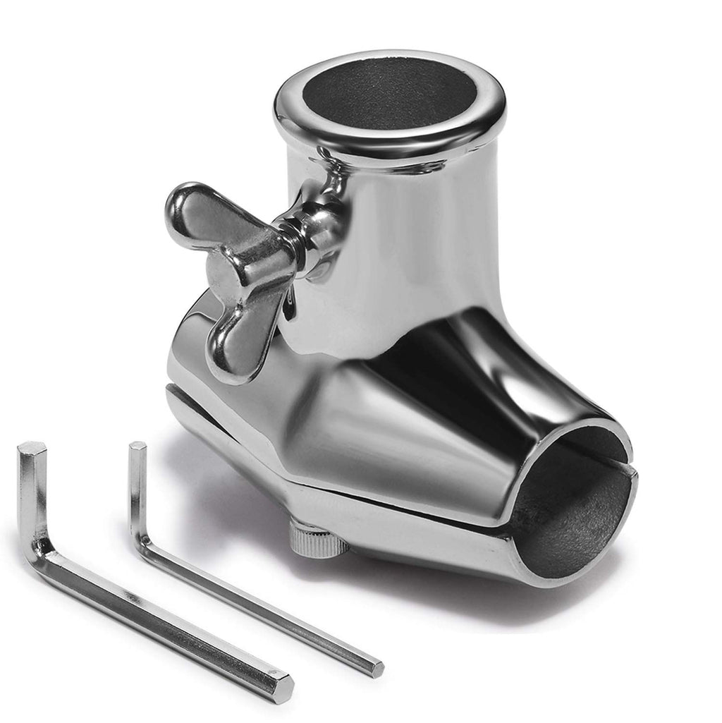 Rail Mount 316 Stainless Steel Flag Pole Holder J578