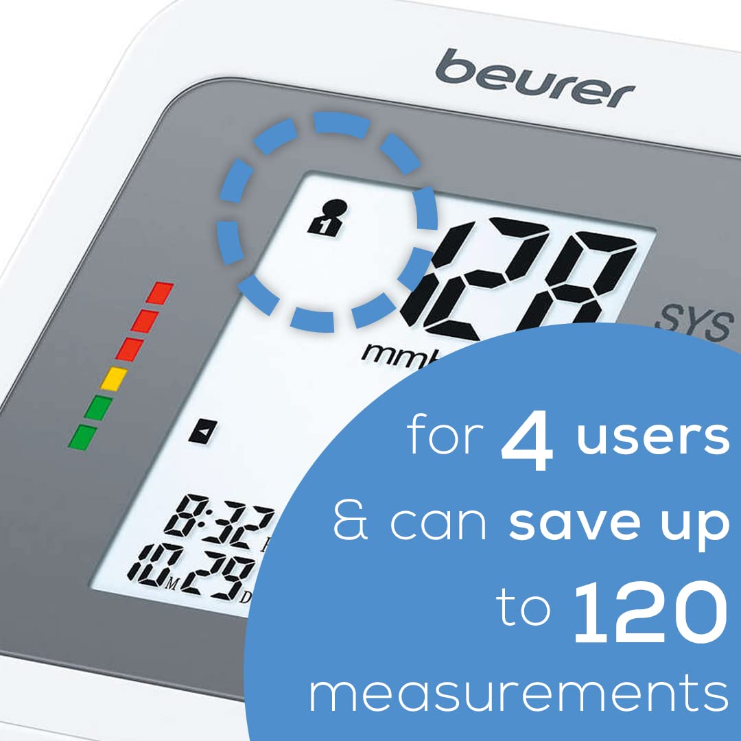 Upper Arm Blood Pressure Monitor with Large Cuff F36560