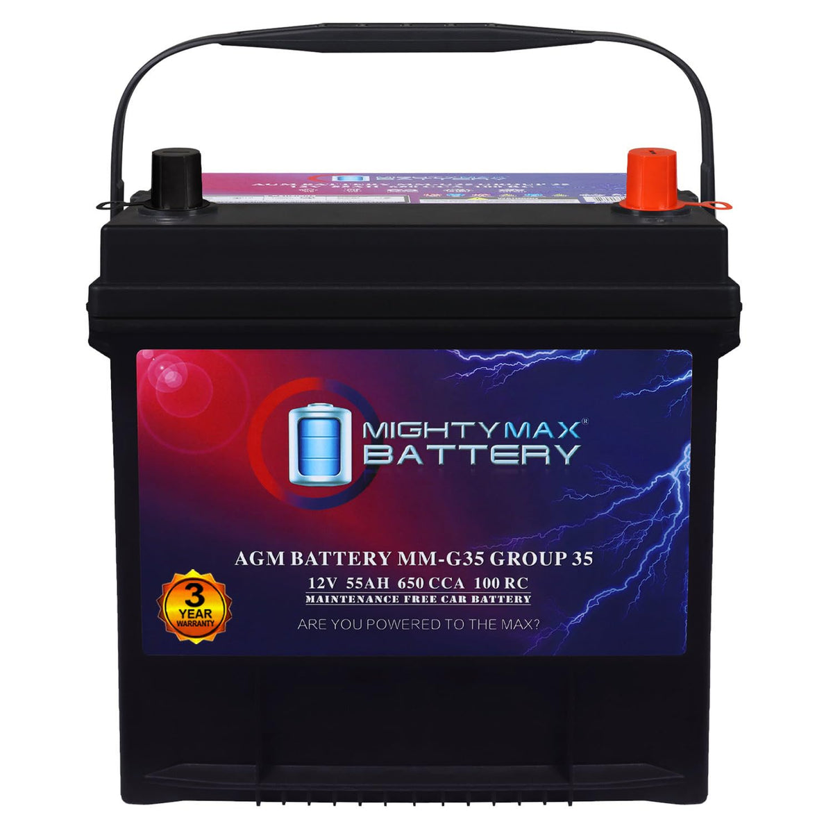 12V 55Ah AGM Replacement Battery L574344