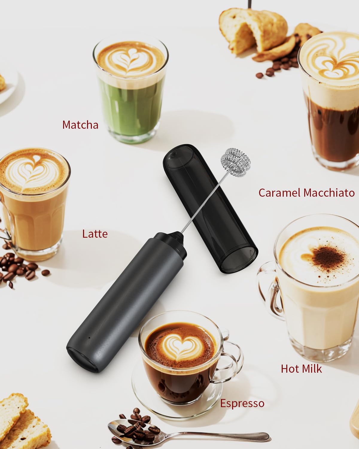 Rechargeable Handheld Milk Frother E20664