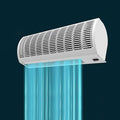 2-Speed Air Curtain Machine with Remote Control B902909