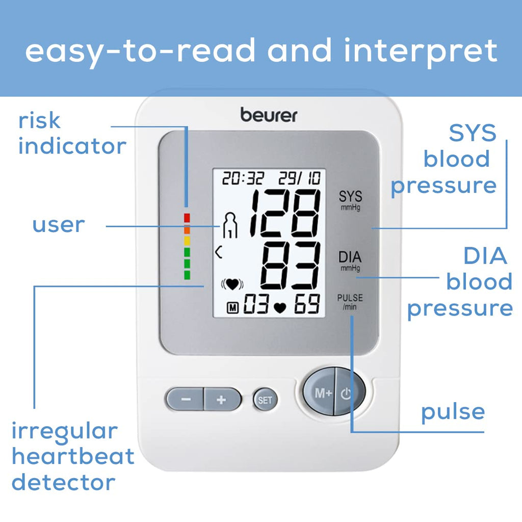 Upper Arm Blood Pressure Monitor with Large Cuff F36560