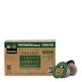 Organic Medium Roast Compostable Coffee Pods, 10CT Z471150