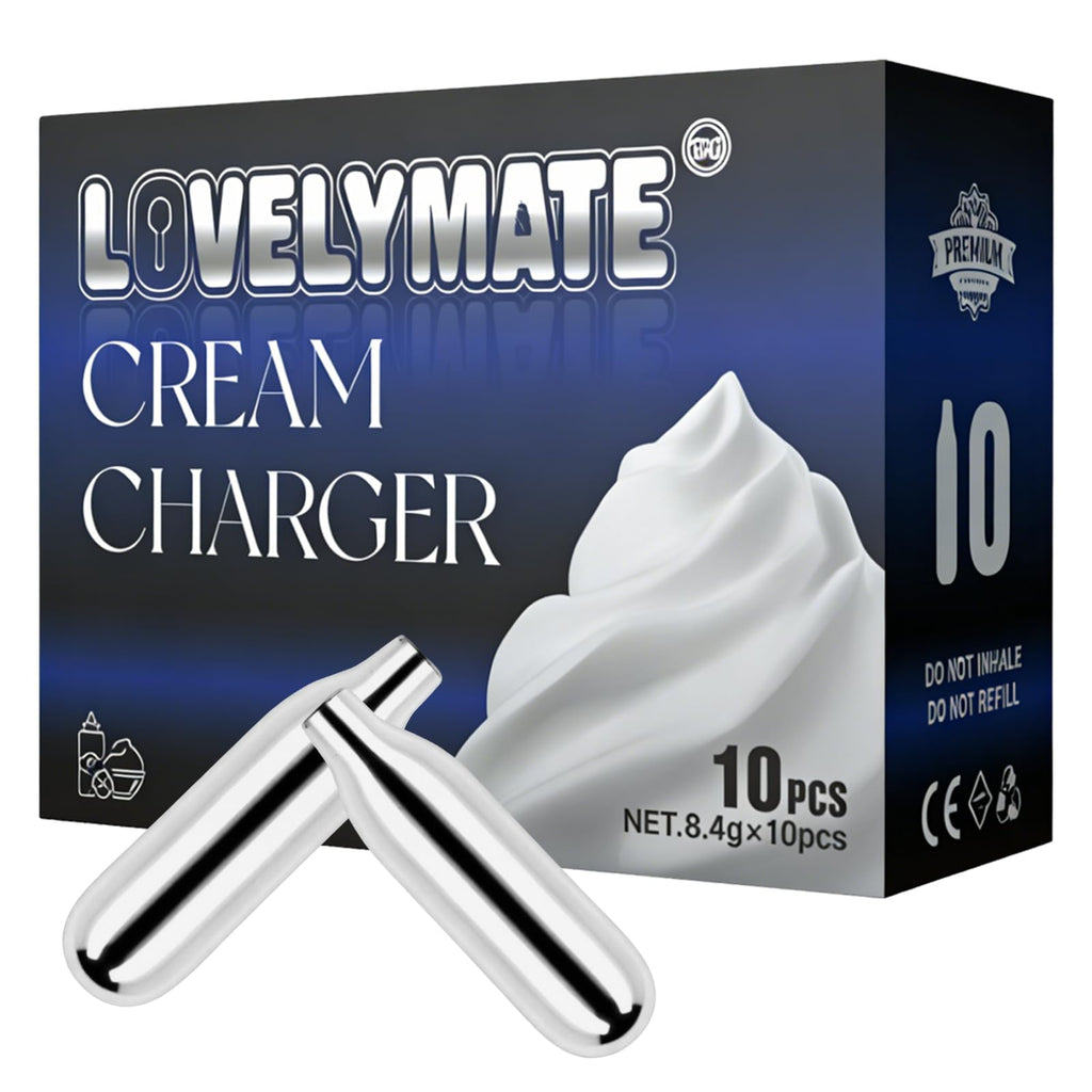 8g Whipped Cream Charger 10 Pack Stainless Steel Z415