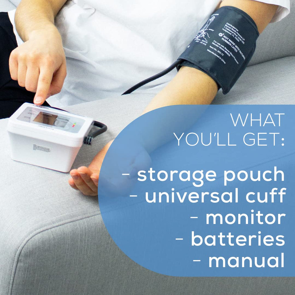 Upper Arm Blood Pressure Monitor with Large Cuff F36560