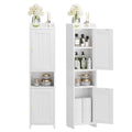White Bathroom Cabinet with 2 Doors S4522