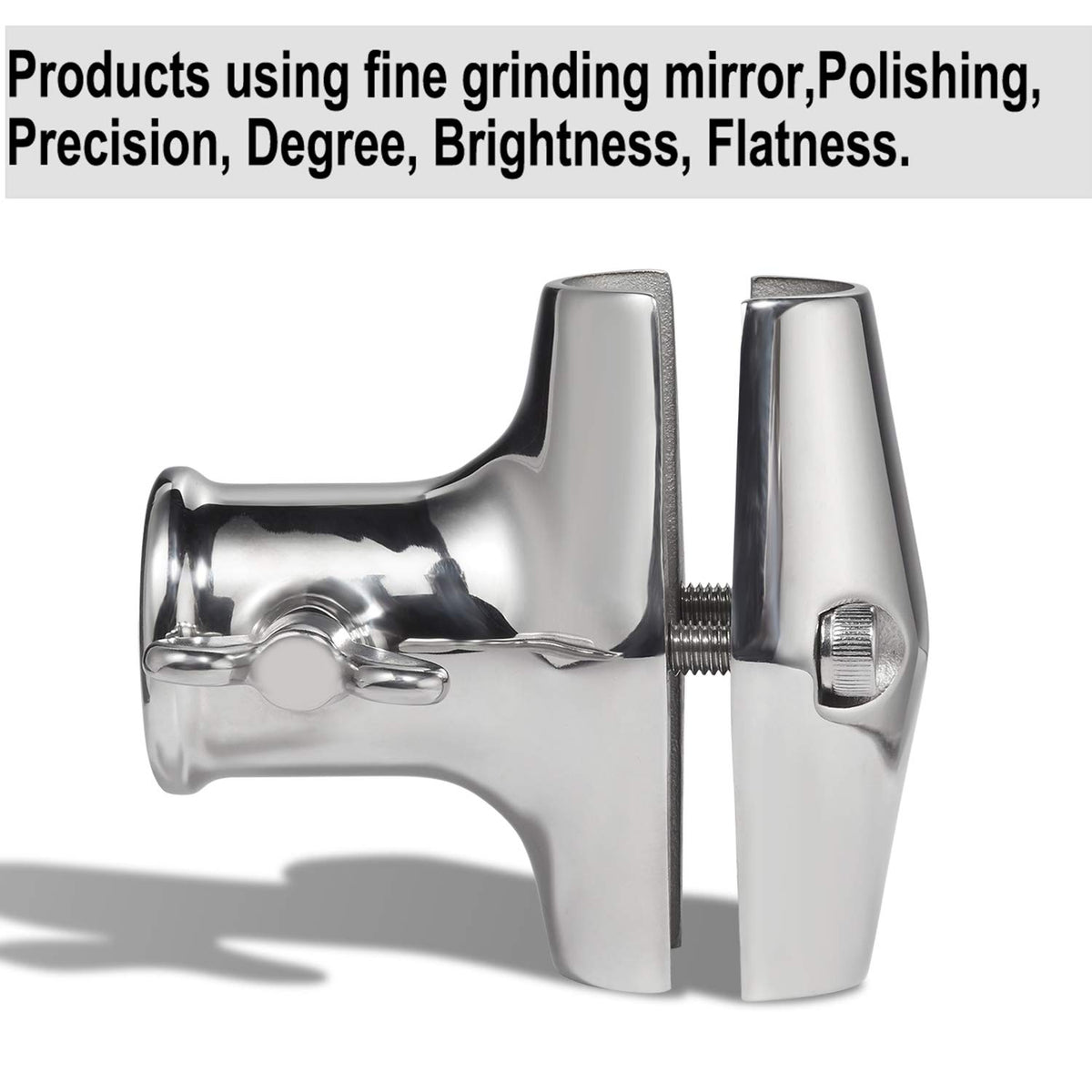 Rail Mount 316 Stainless Steel Flag Pole Holder J578