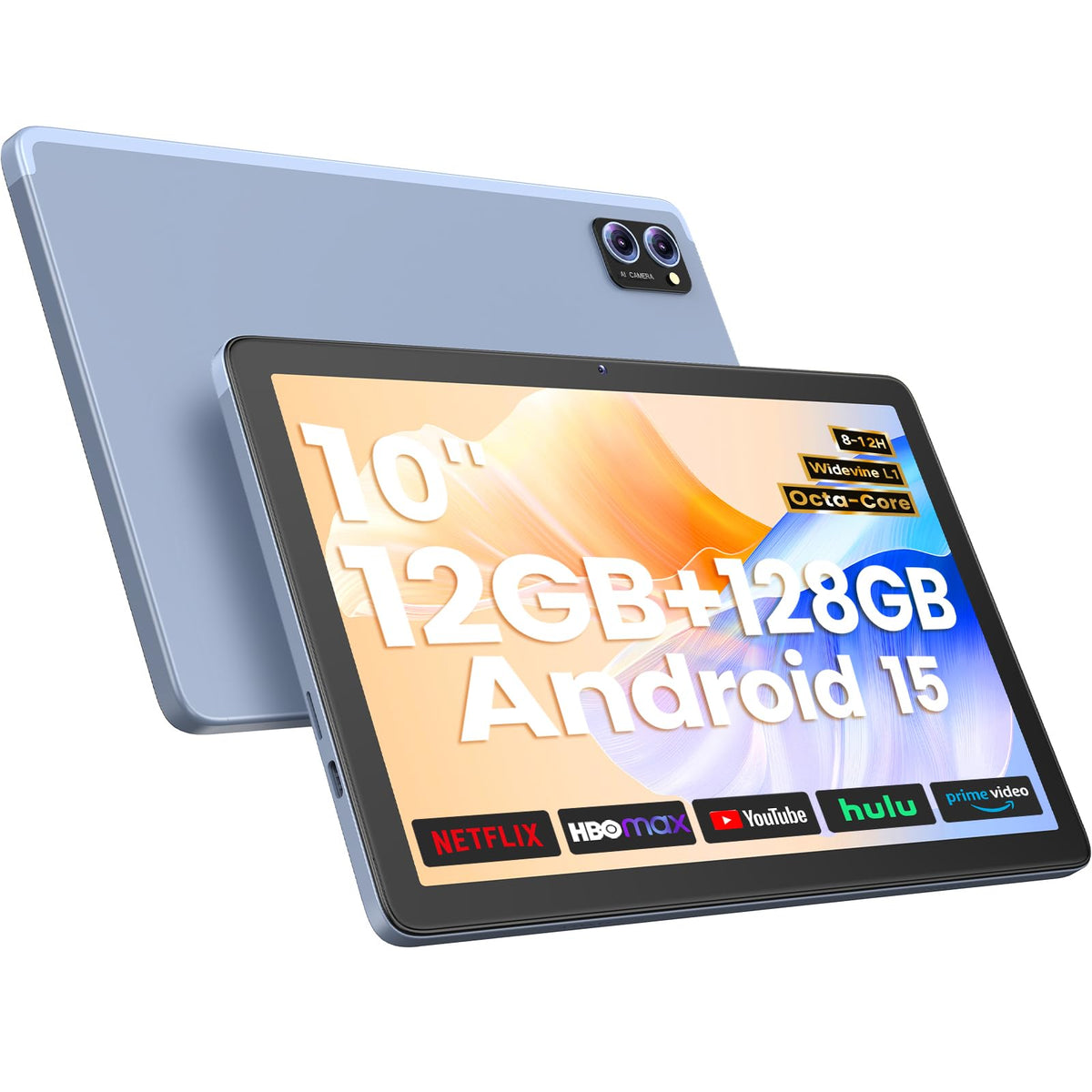 Android 15 Tablet 10 Inch, 12GB+128GB, Octa-Core, 2TB Expandable U706138