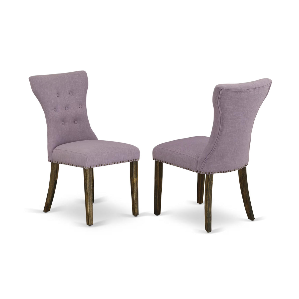 9 Piece Walnut Dining Set with 8 Upholstered Chairs E3381