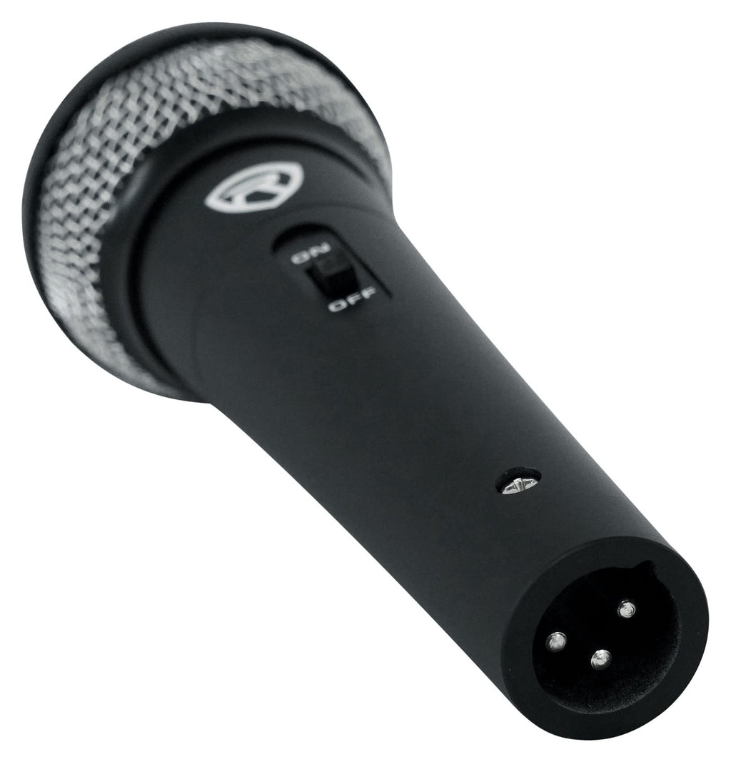 Powered PA Speaker Package with Mic Stands Cables V6620