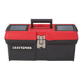 Lockable 16 in. Red Black Tool Box M1308