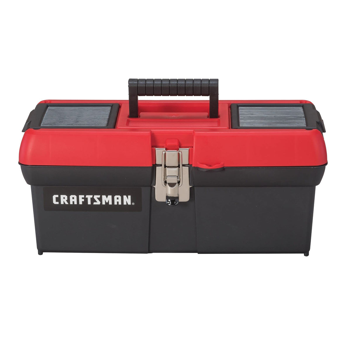 Lockable 16 in. Red Black Tool Box M1308