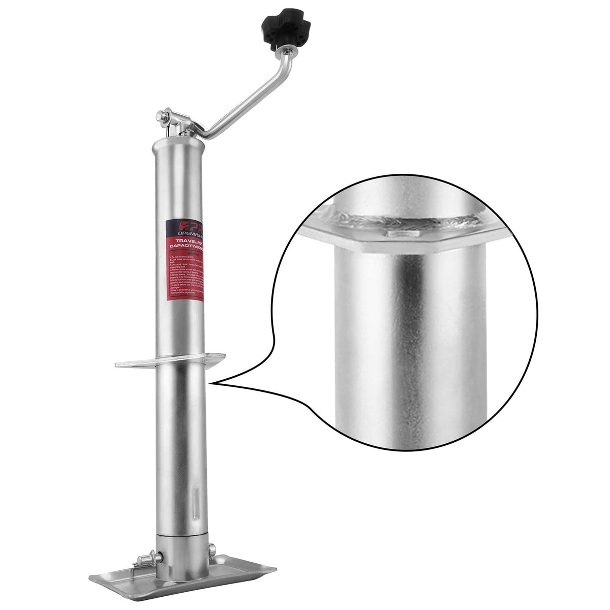 5000 lbs A-Frame Trailer Jack with Foot Plate W70105
