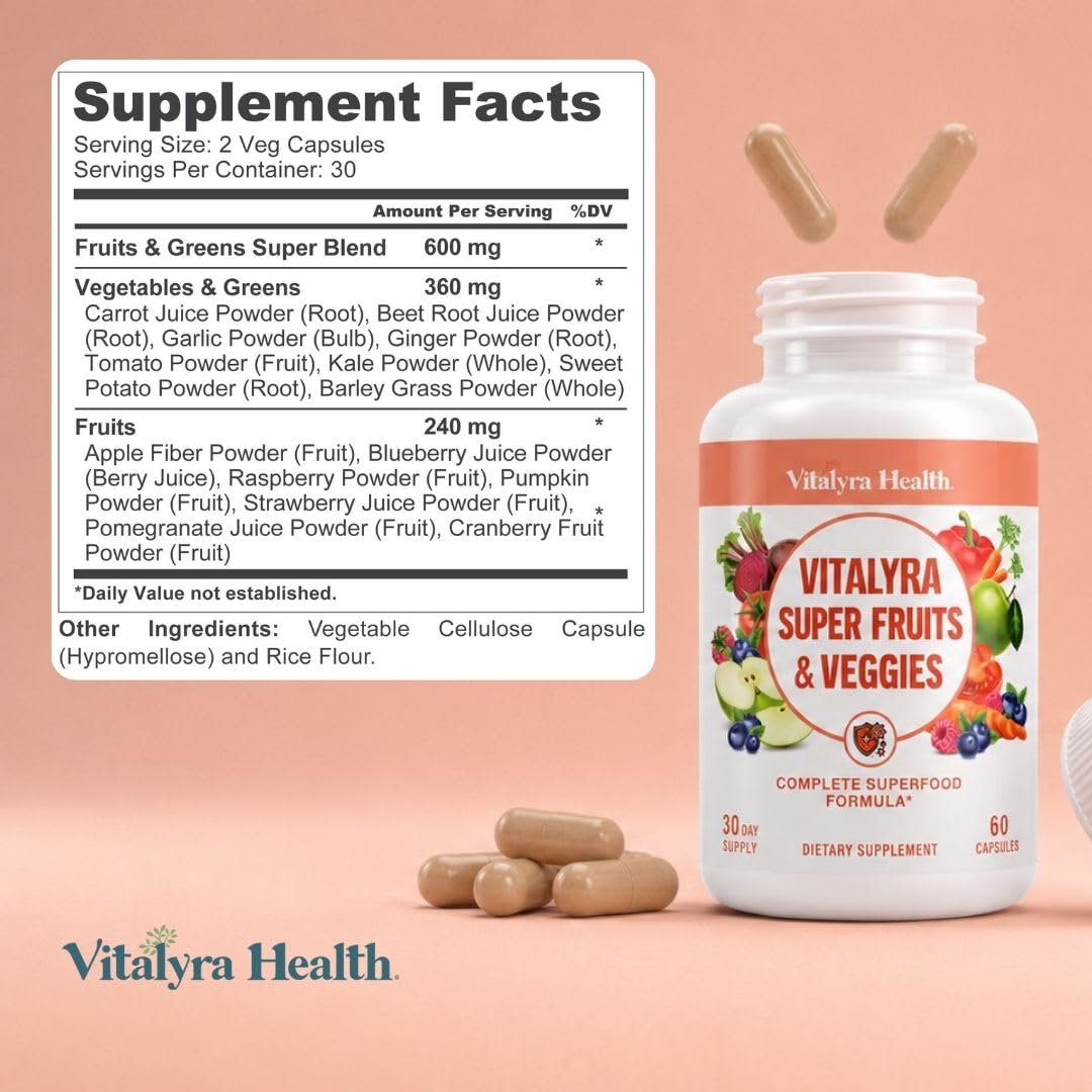 Fruits & Veggies Supplement Vegetable Capsules K37754