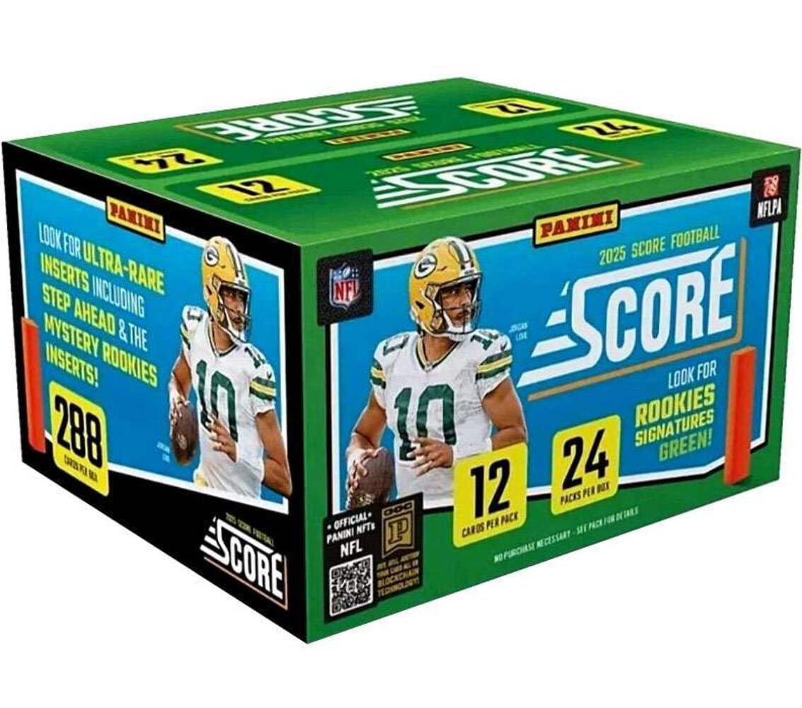 2025 Score Football NFL Retail Box X50810