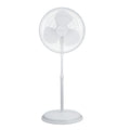 16" Oscillating Pedestal Fan with 3 Speed Settings, White F141828