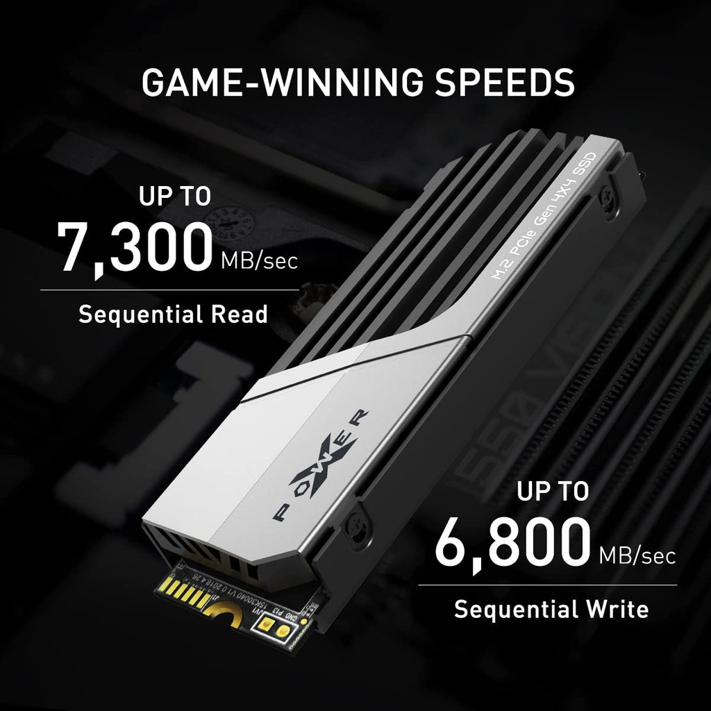 4TB PCIe Gen4 M.2 2280 SSD with PS5 Heatsink H462