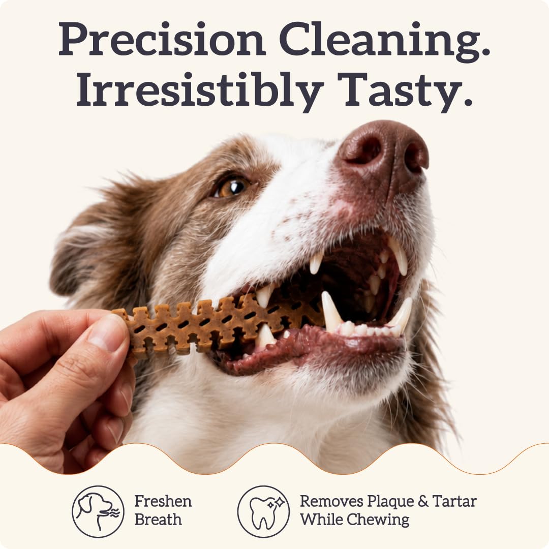Small Flexible Dog Dental Chews 22Ct W81535