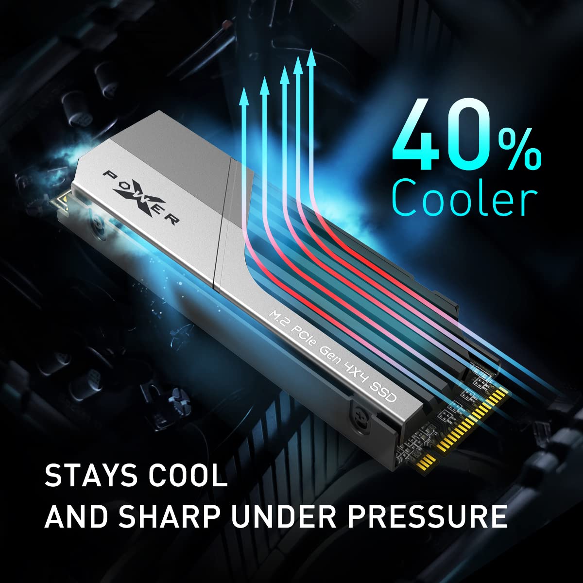 4TB PCIe Gen4 M.2 2280 SSD with PS5 Heatsink H462