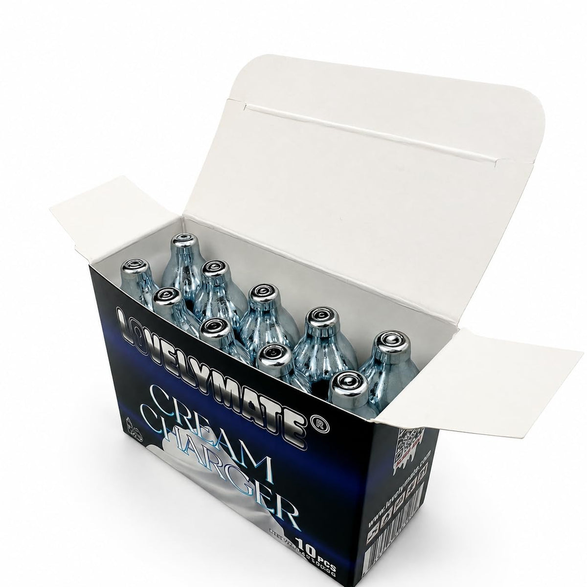 8g Whipped Cream Charger 10 Pack Stainless Steel Z415