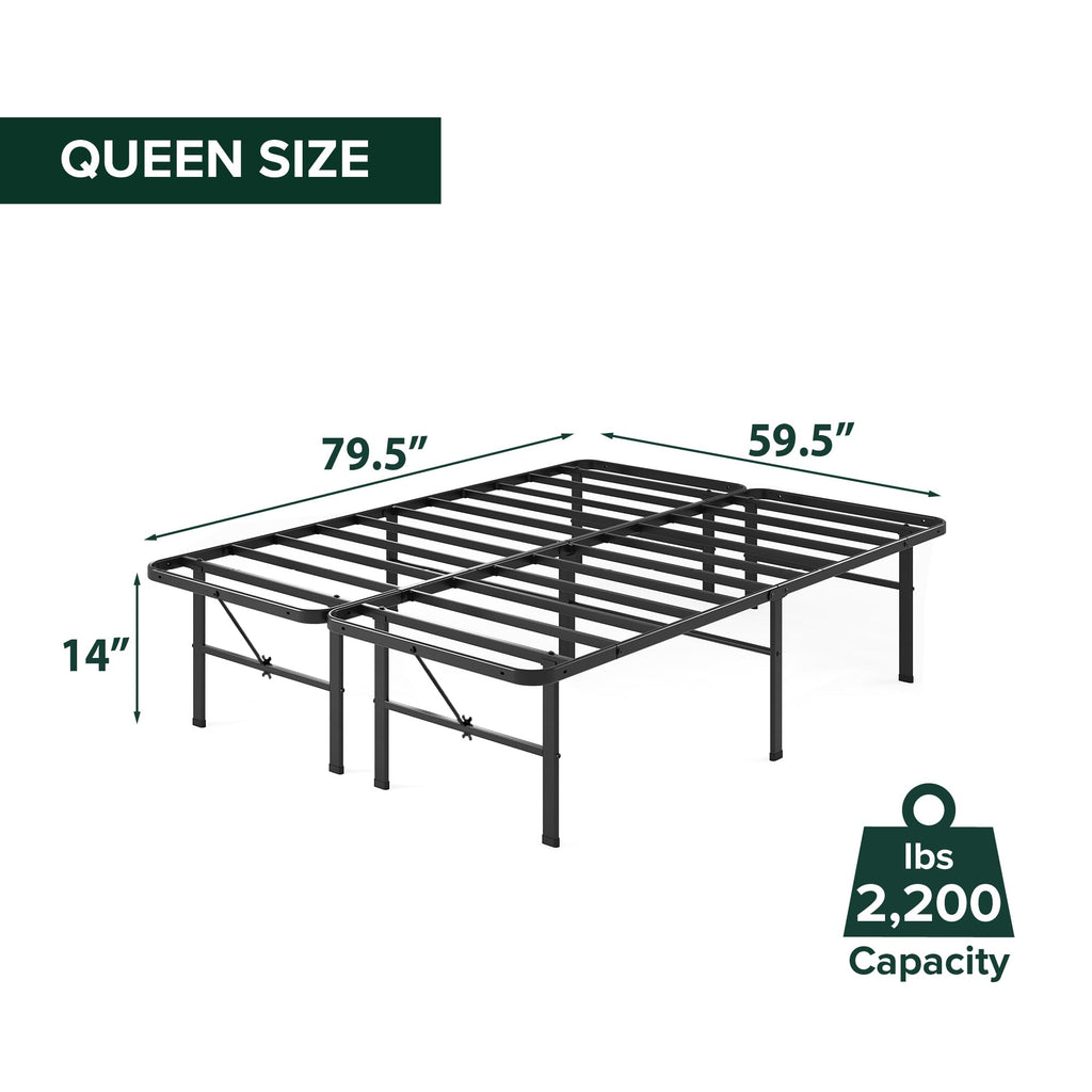 14 Inch Metal Bed Frame Queen T887