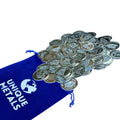 10 One Gram .999 Pure Silver Coins with Jewelry Pouch O81039
