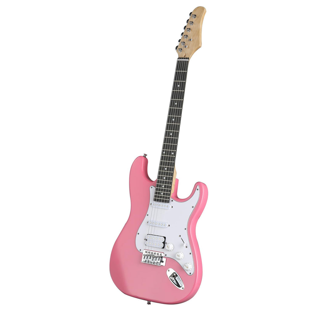 39 Inch Pink Electric Guitar Starter Kit with Amp Y6810