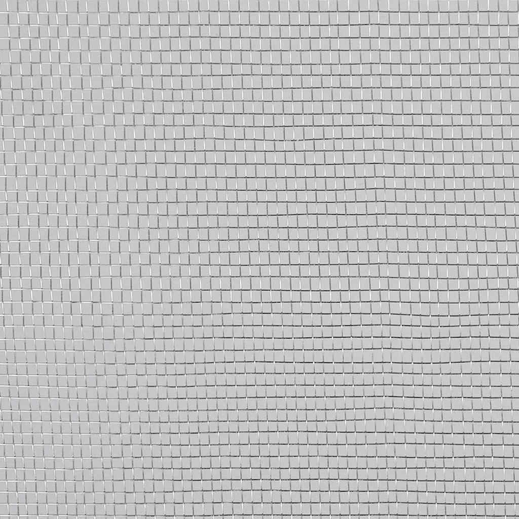 Aluminum Mesh Screen 39.4x196.9 in Silver W33850