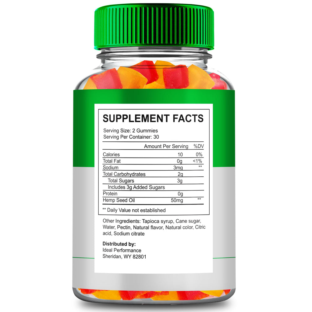 Hemp Gummies Maximum Strength All Natural 2 Pack O9619