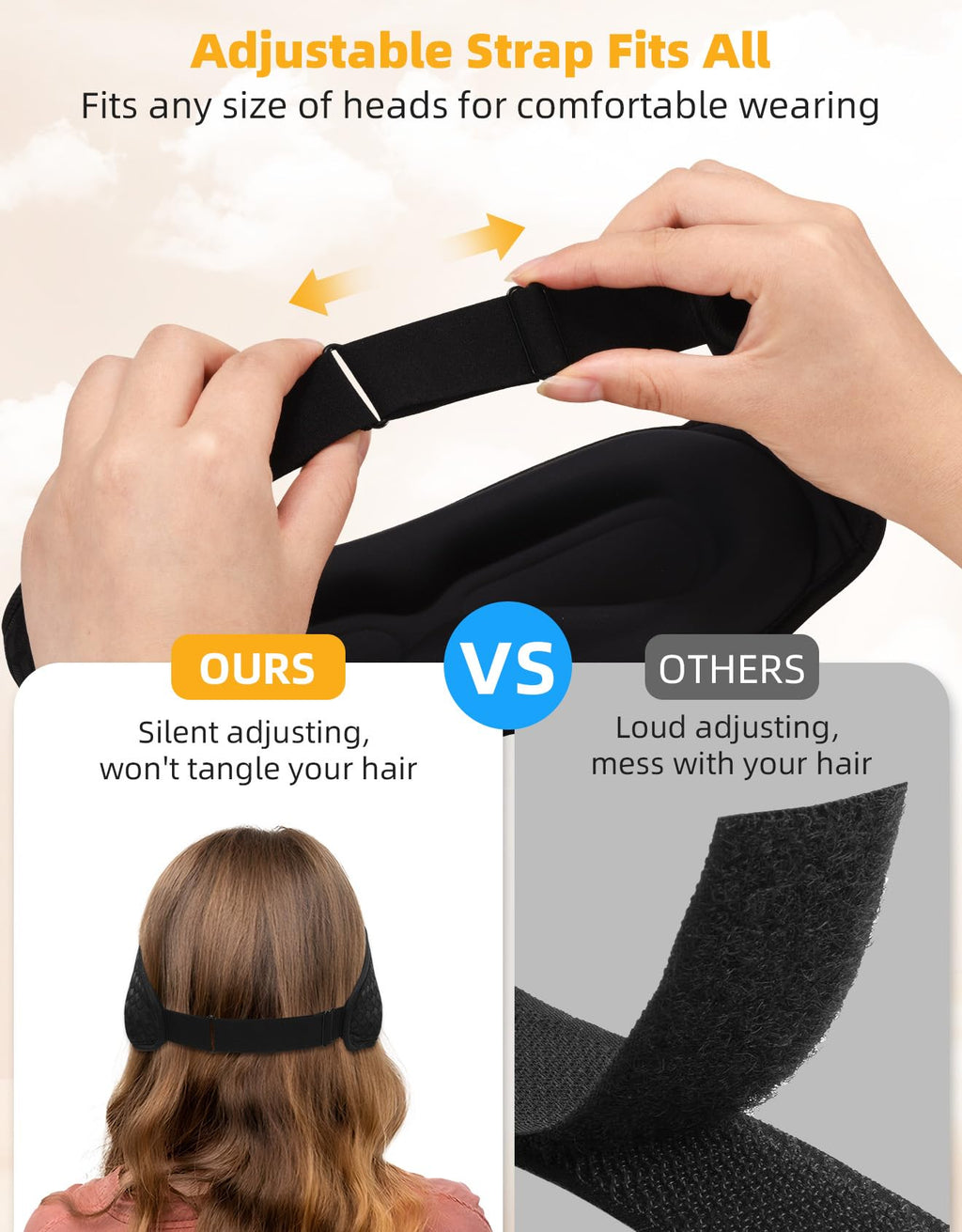 Blackout Sleep Mask with Bluetooth Headphones K744049