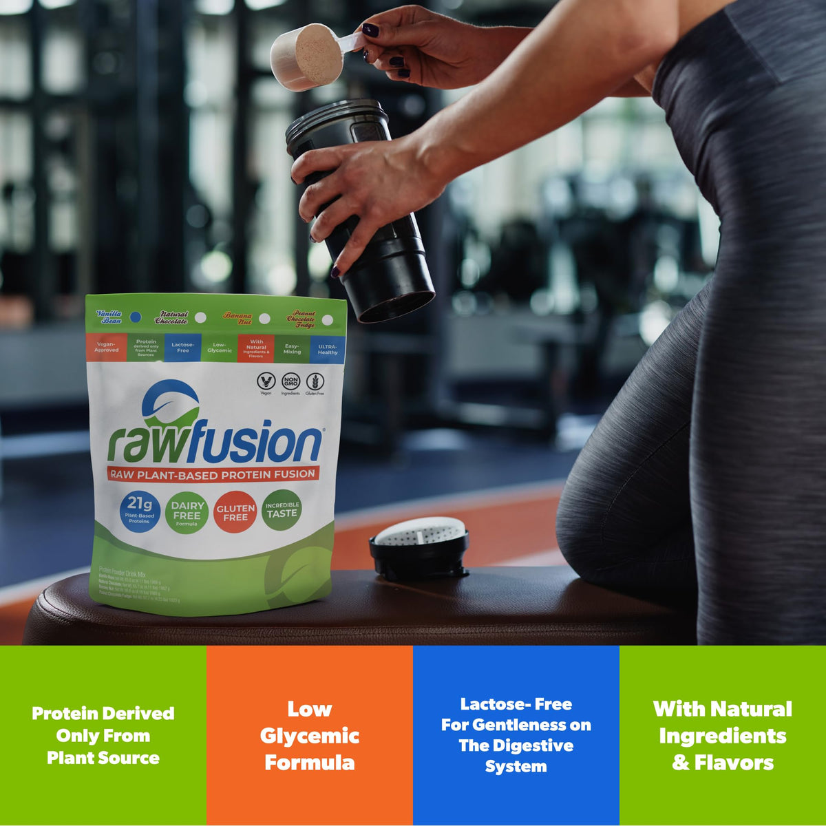 Vegan Protein Powder Vanilla Bean 60 Servings R39419