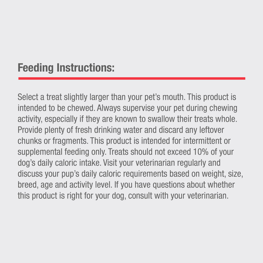 Rawhide-Free Dog Treats With Real Protein, 50 Count Q970260
