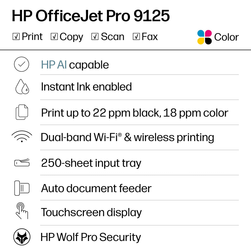 Wireless All-in-One Color Inkjet Printer K801