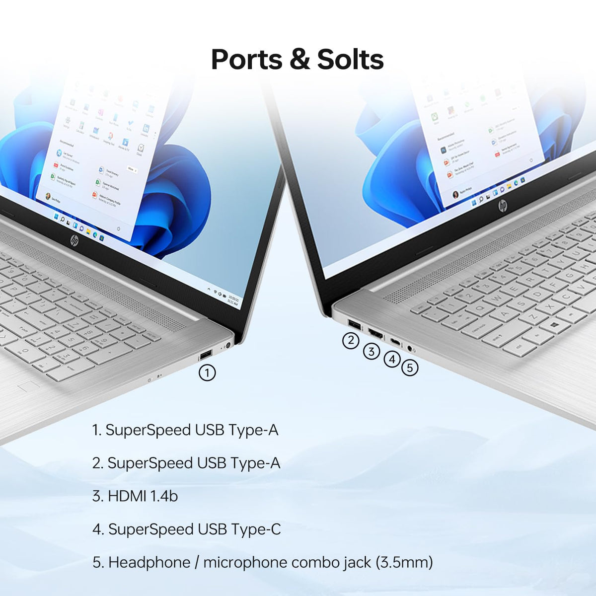 17.3" HD+ Touchscreen Laptop, Intel Core i7, 16GB RAM, 512GB SSD, Silver F87097