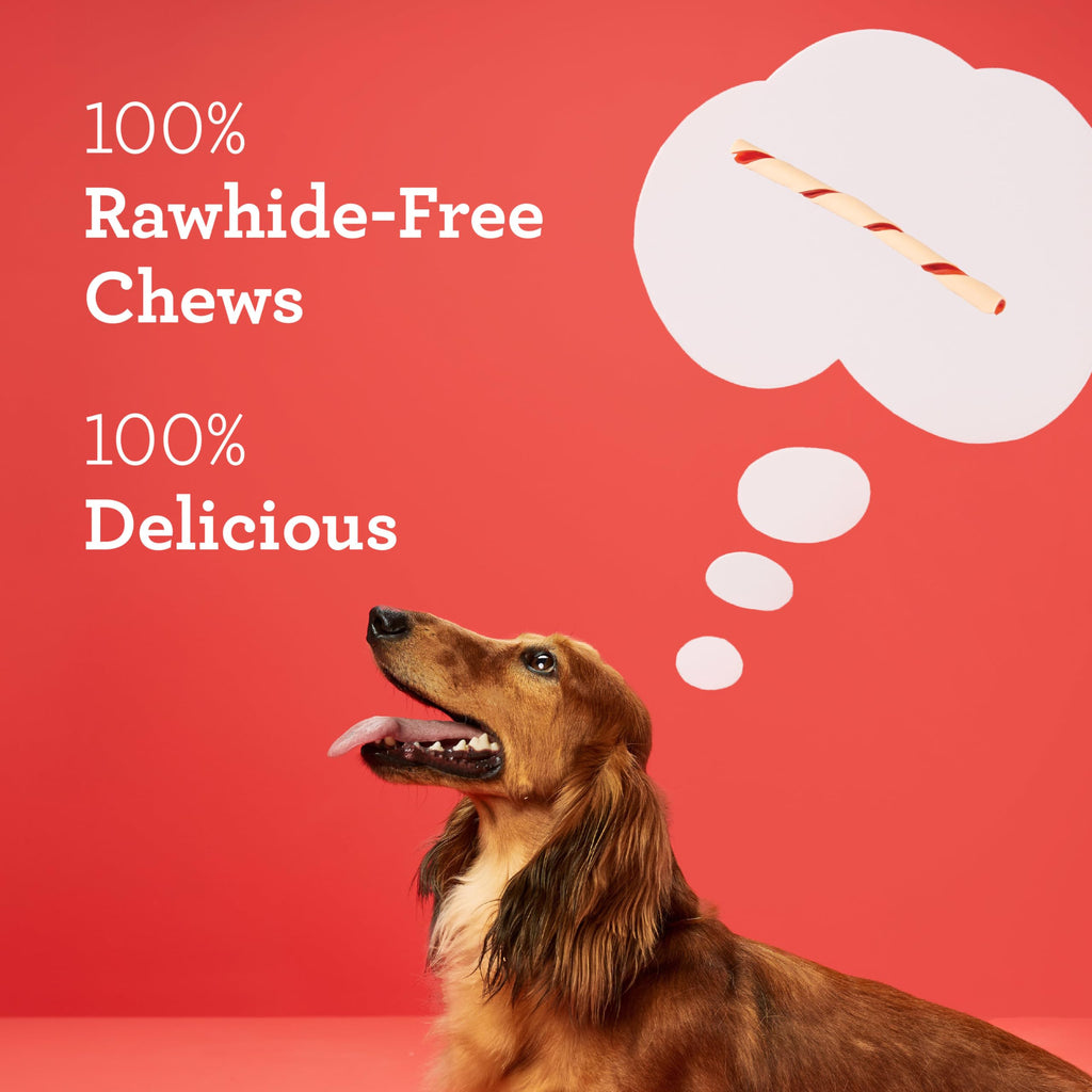 Rawhide-Free Dog Treats With Real Protein, 50 Count Q970260