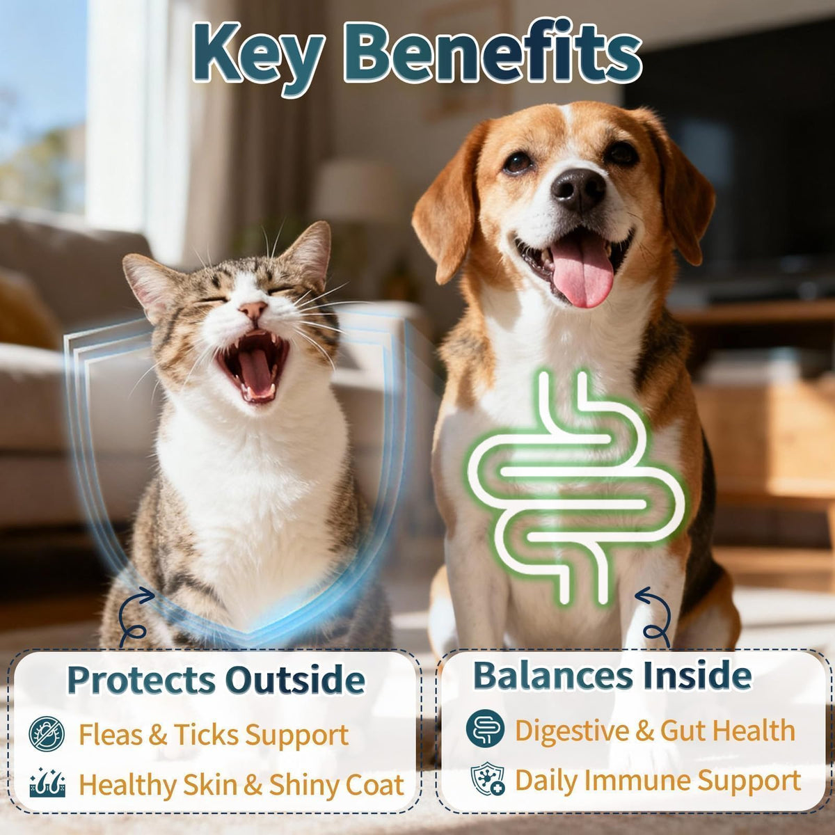 Flea and Tick Prevention for Cats and Dogs Drops F983318