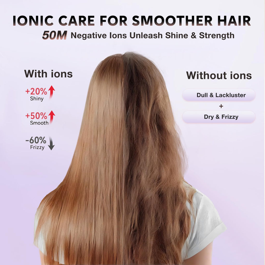 1875W Ionic Foldable Hair Dryer with Diffuser D9658