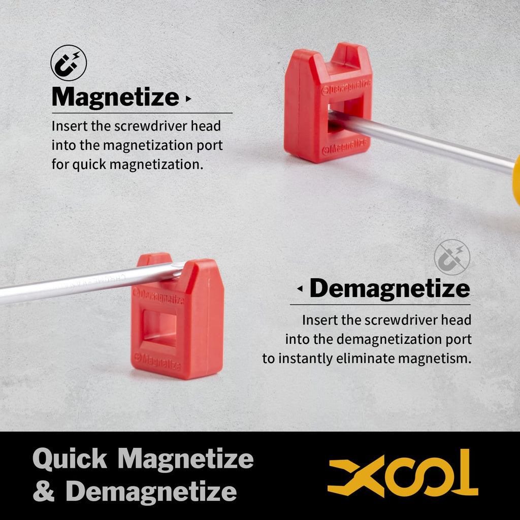 Magnetic Torx Screwdriver Set, 12-in-1 T5-T40 CRV Steel X14924