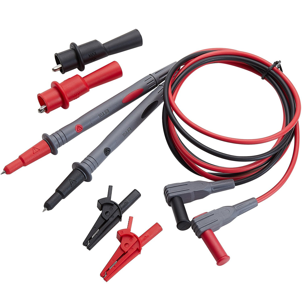 Silicone Multimeter Test Leads with Alligator Clips V275095