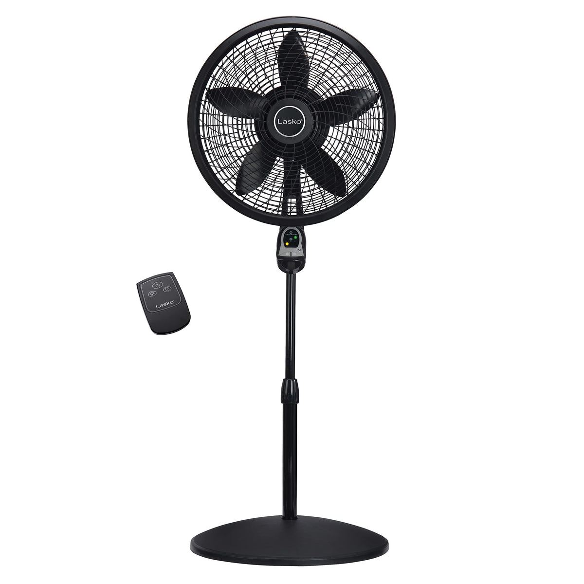 Black Oscillating Pedestal Fan W7422