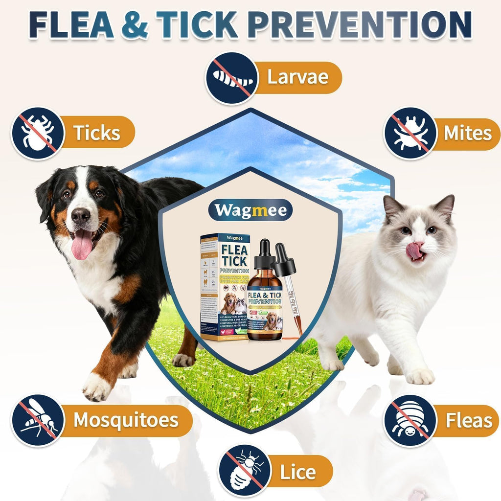 Flea and Tick Prevention for Cats and Dogs Drops F983318