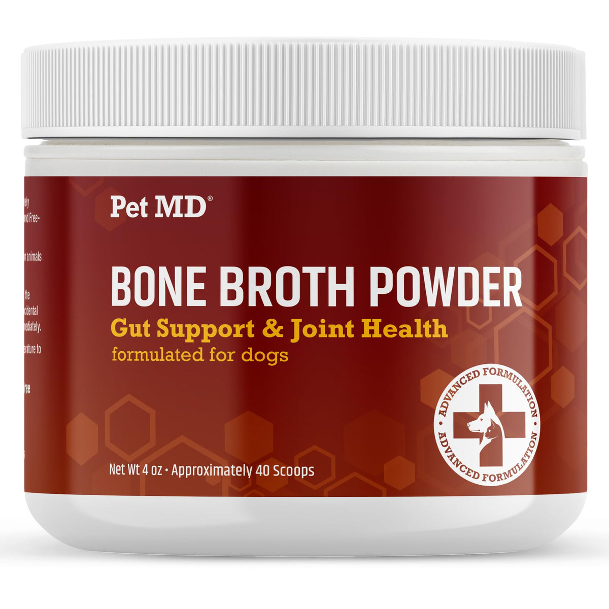 Bone Broth Powder Supplement & Peanut Butter Flavor Pill Paste T5346