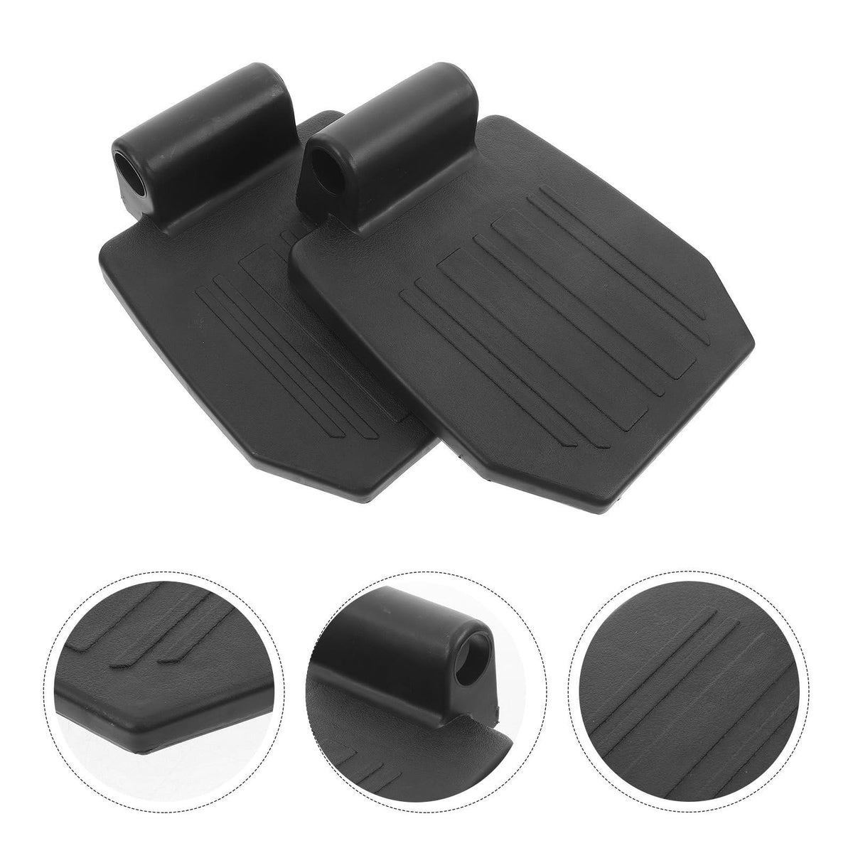 2pcs Heavy Duty Wheelchair Footrest Pedals Replacement Parts M974